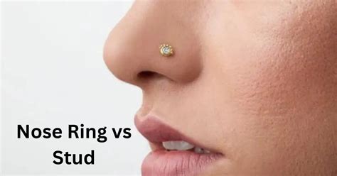 nose rings vs studs|most comfortable nose stud.